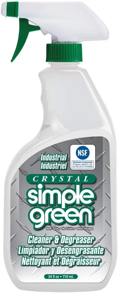 Simple Green 19024 Crystal Industrial Cleaner/Degreaser, 24oz Bottle
