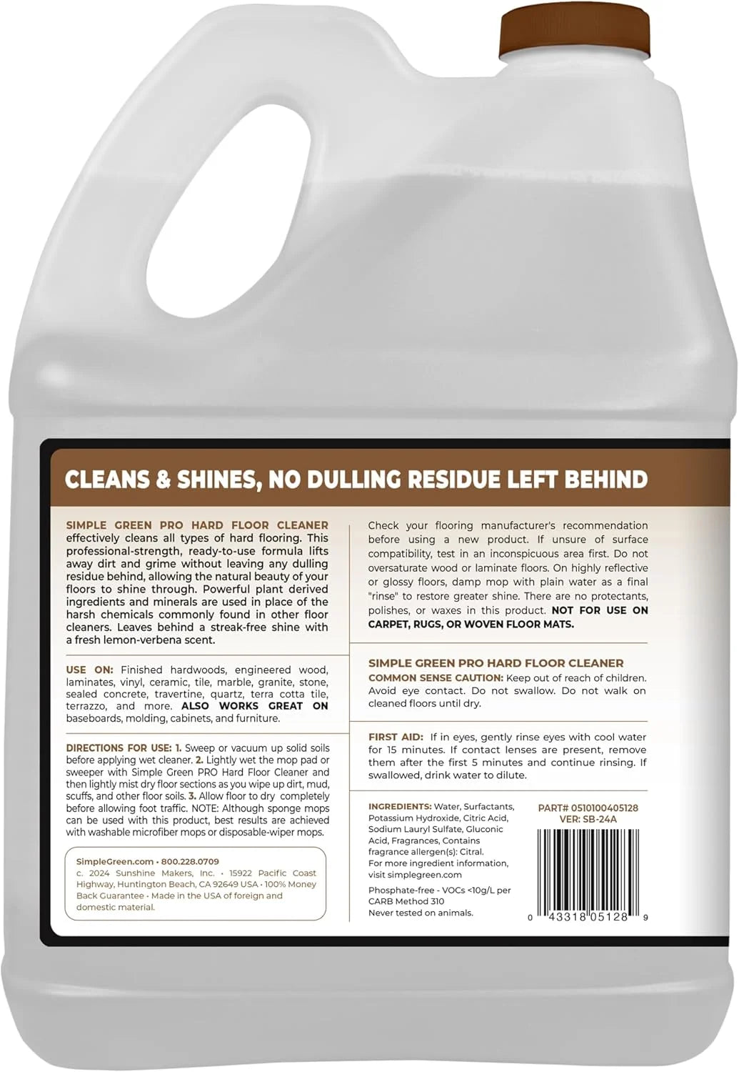 Simple Green Pro Hard Floor Cleaner 1 Gal