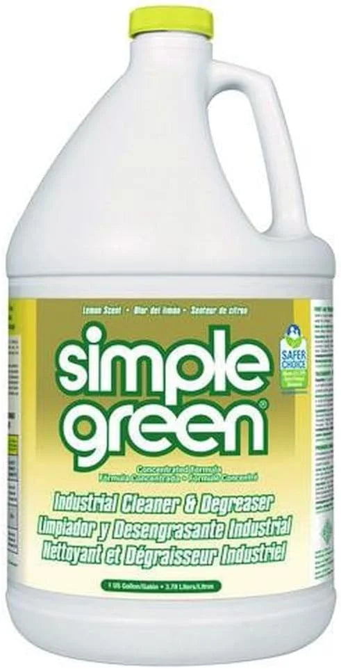 Industrial Cleaner and Degreaser, Concentrated, Lemon, 1 gal Bottle, 6/Carton