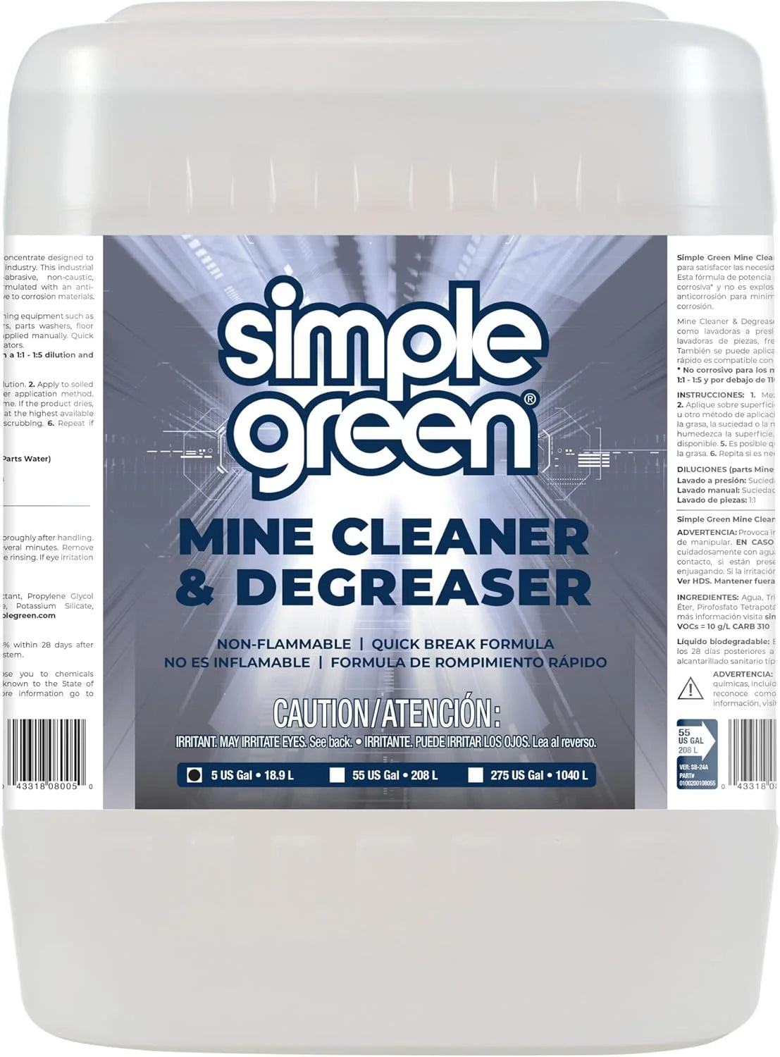 Simple Green Mine Cleaner 5 Gallon