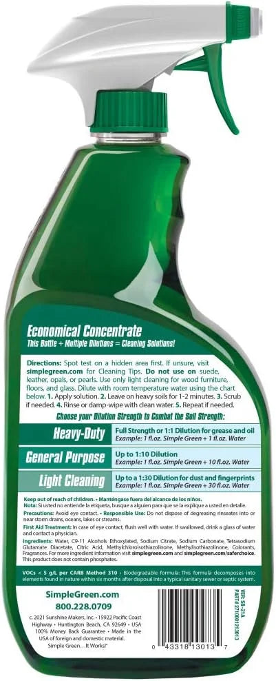Sunshine Makers 2710001213013 Concentrate Cleaner, 24-Ounce